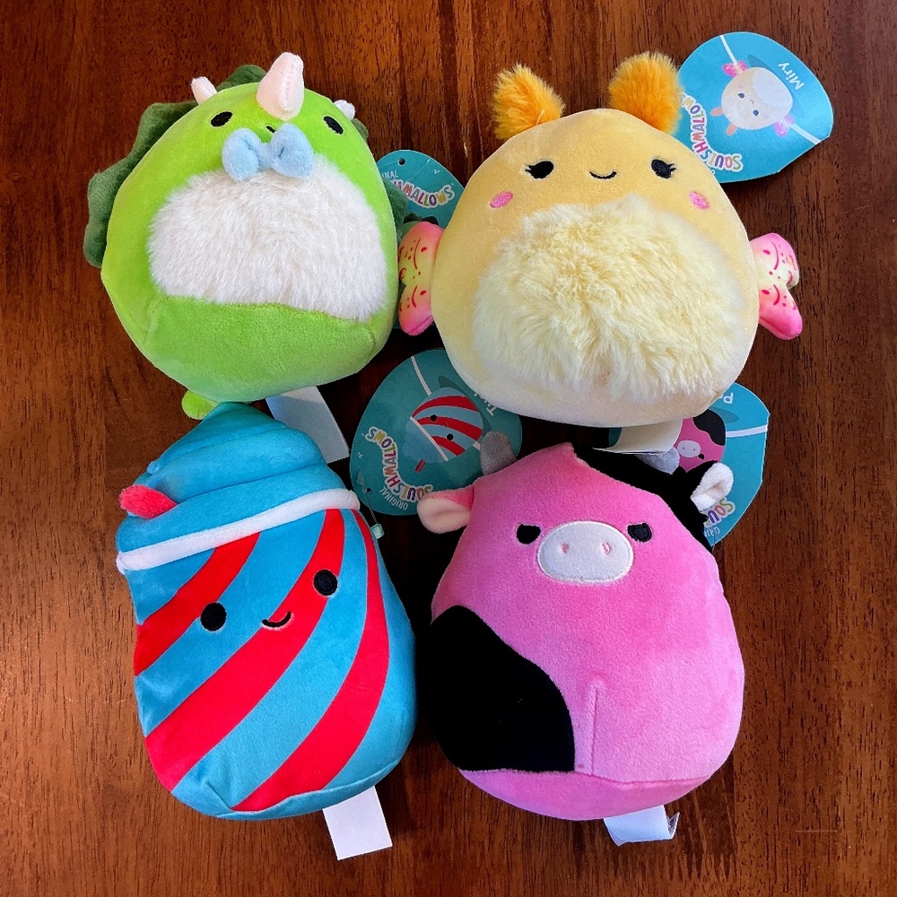 Squishmallows set of 4